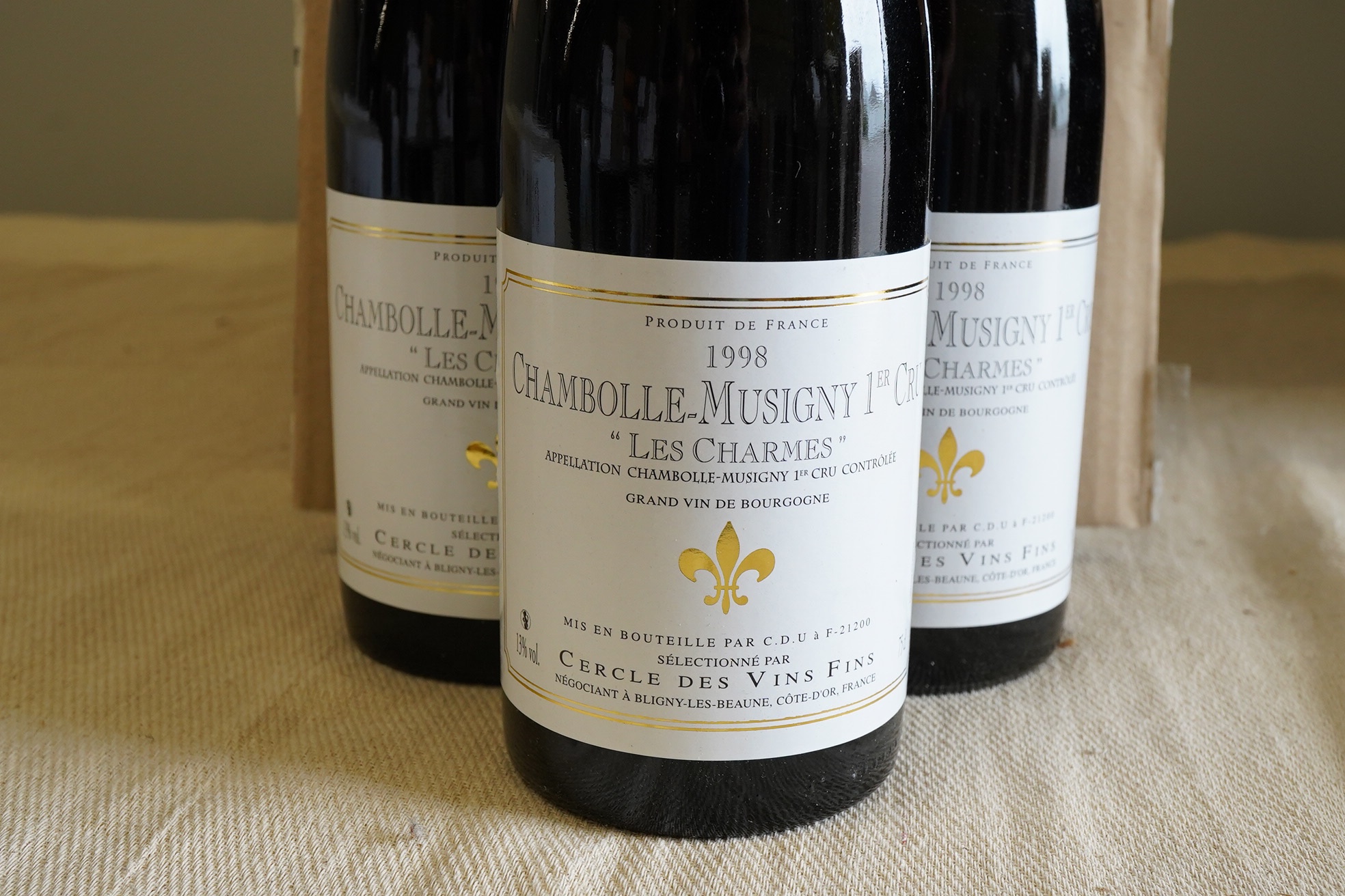 Cercle des Vins Fins, 'Les Charmes', 1998